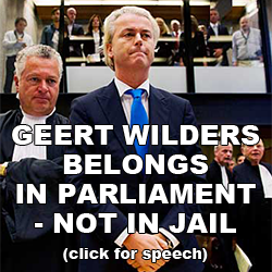 Geert Wilders belongs in parliament - not in jail